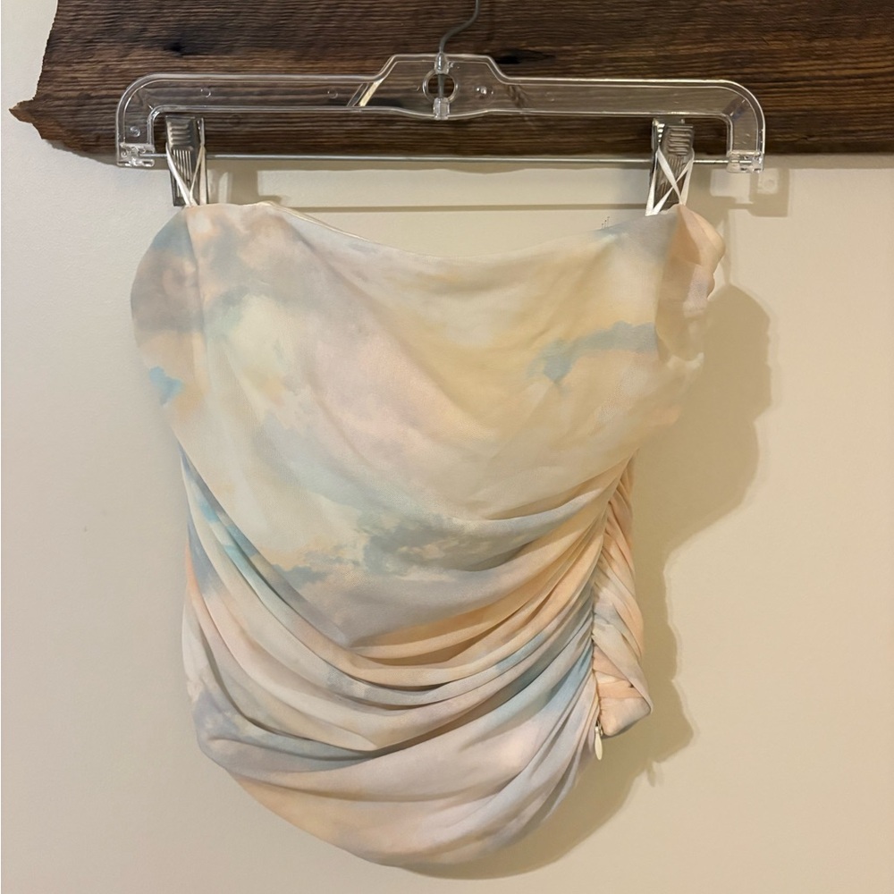Pastel Draped Zara Corset Top